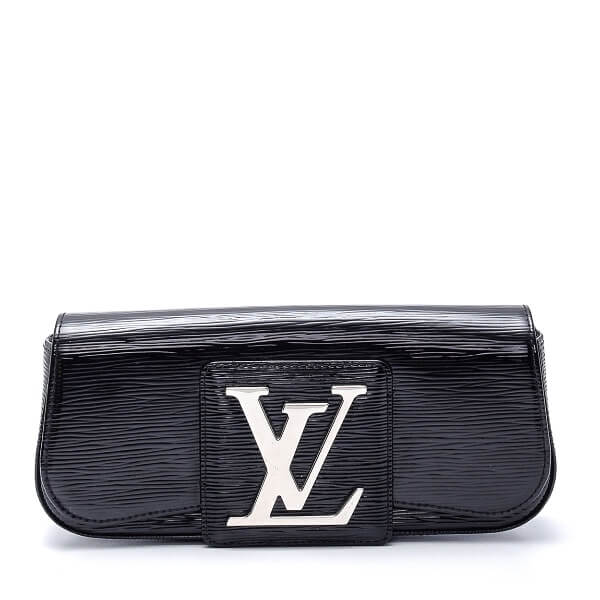 Louis Vuitton - Black Epi Electric Leather Sobe Clutch Bag III